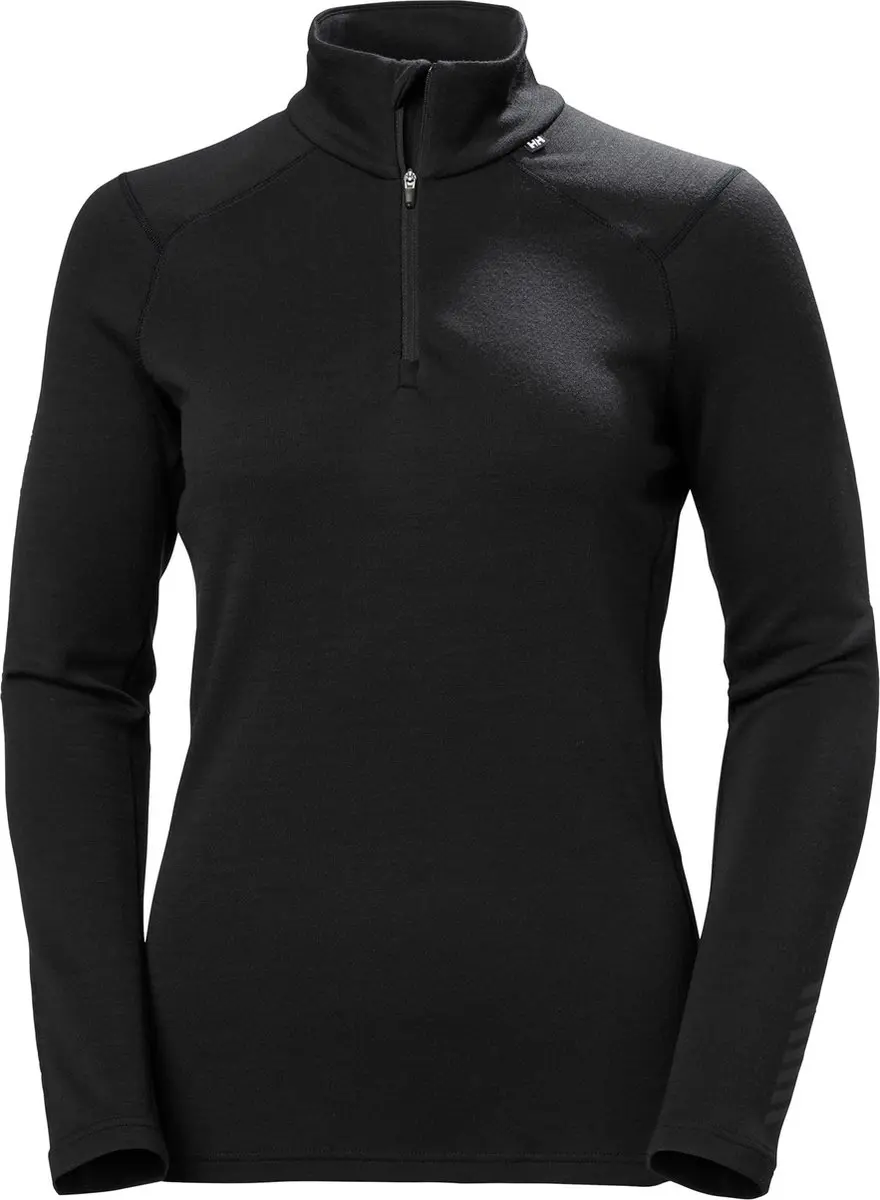 Helly Hansen Lifa Merino Midweight 1/2 Zip Dames - Zwart - XL - afbeelding 5 van 6