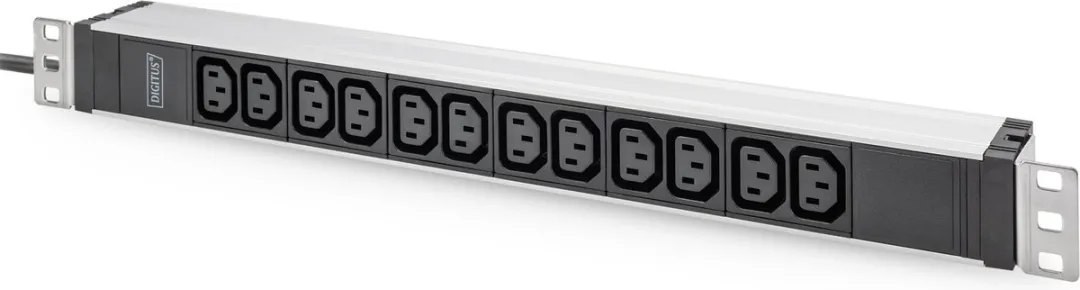 Digitus DN-95426 Patchkast Stekkerdoos 19" 1HE - 10A C13 - Zwart