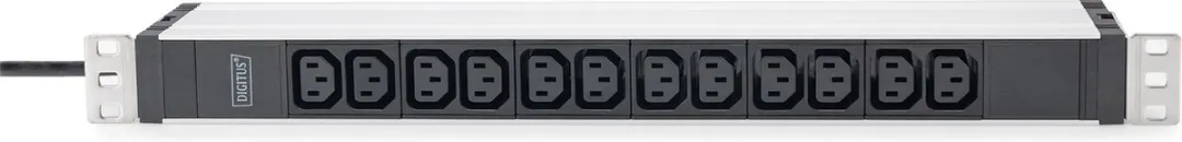 Digitus DN-95426 Patchkast Stekkerdoos 19" 1HE - 10A C13 - Zwart