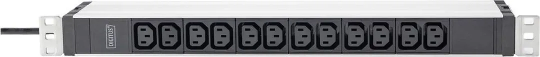 Digitus DN-95426 Patchkast Stekkerdoos 19" 1HE - 10A C13 - Zwart
