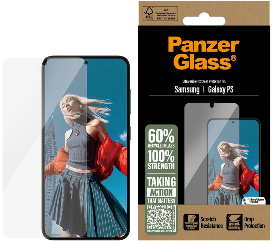 PanzerGlass Ultra-Wide Fit Screenprotector PG46385 - Samsung Galaxy S25 Edge