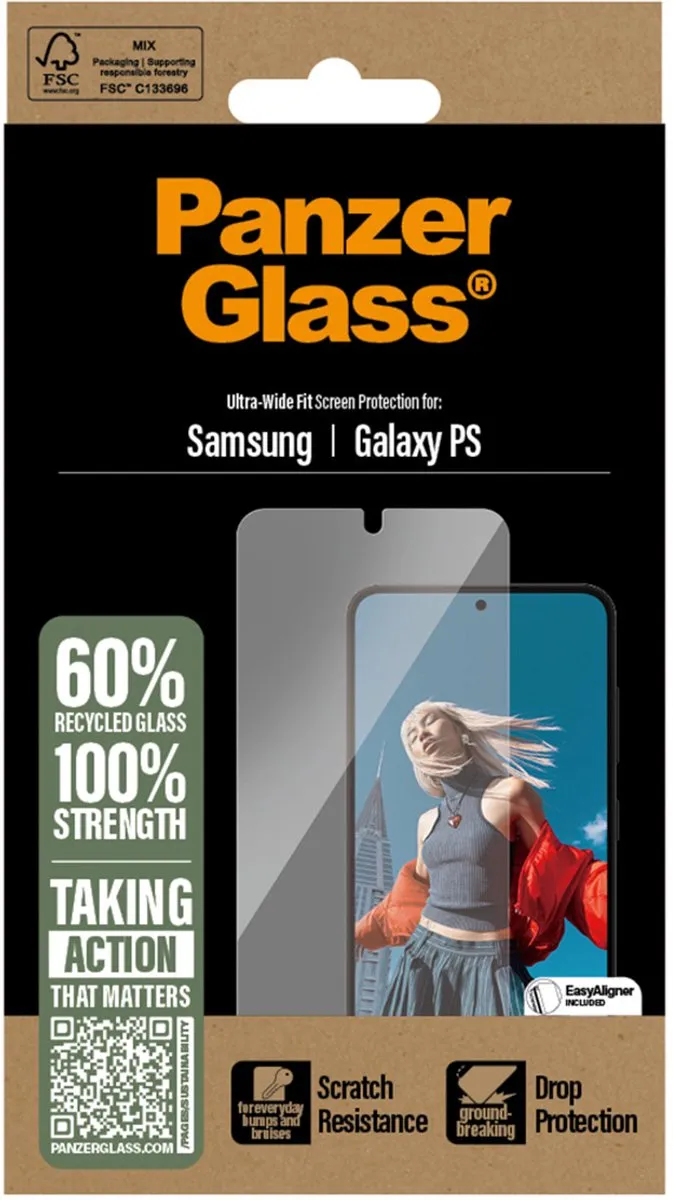 PanzerGlass Ultra-Wide Fit Screenprotector PG46385