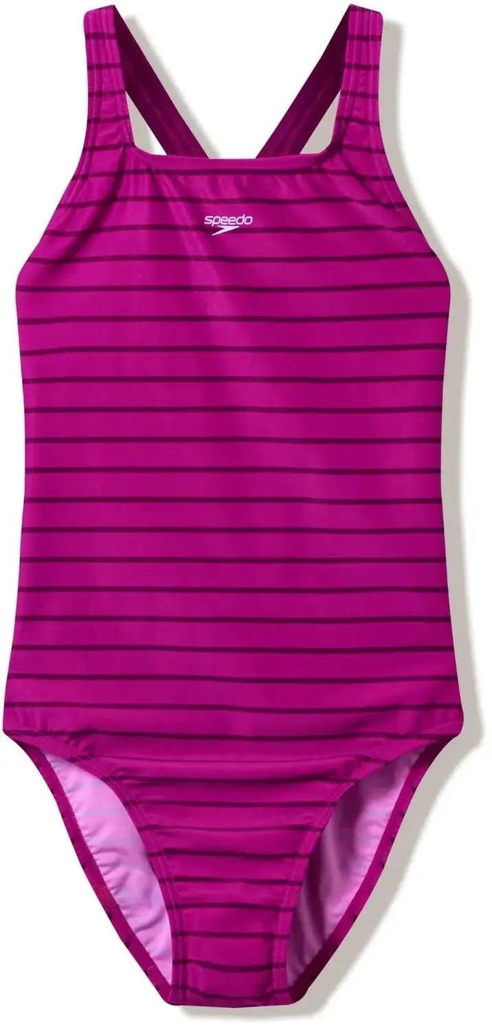 Speedo End+ Print Medalist Dames Zwempak - Maat 34 - Purpur - afbeelding 5 van 5