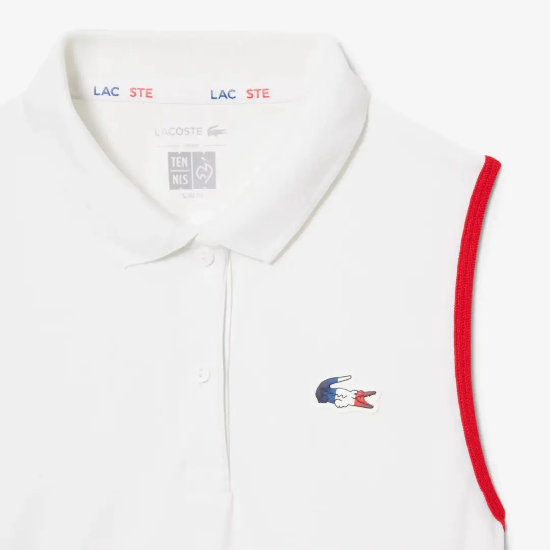 Lacoste Damespolo French Team - Wit - 38 - afbeelding 2 van 4