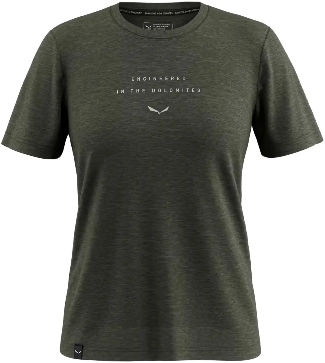 Salewa Eagle Eitd AM T-shirt Dames - Donkere Olijf - XL - afbeelding 3 van 6