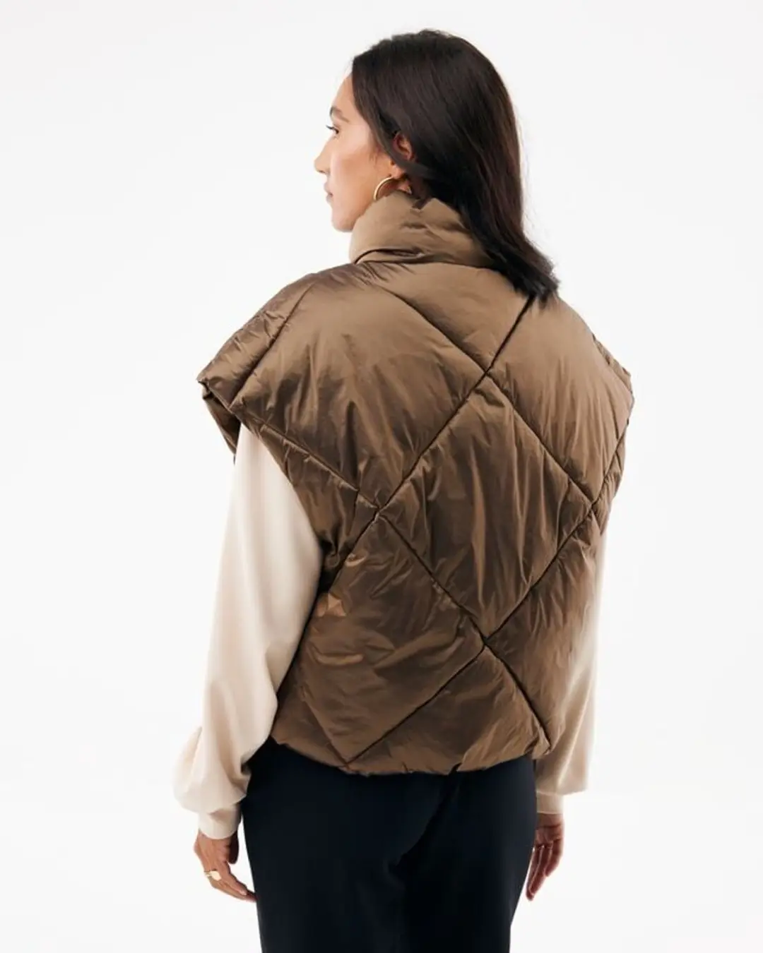 Mexx Mouwloos Damesjack - Bruin - L - afbeelding 2 van 6