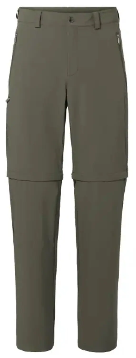 Vaude Farley III T-Zip Stretch Wandelbroek - Khaki - afbeelding 2 van 2