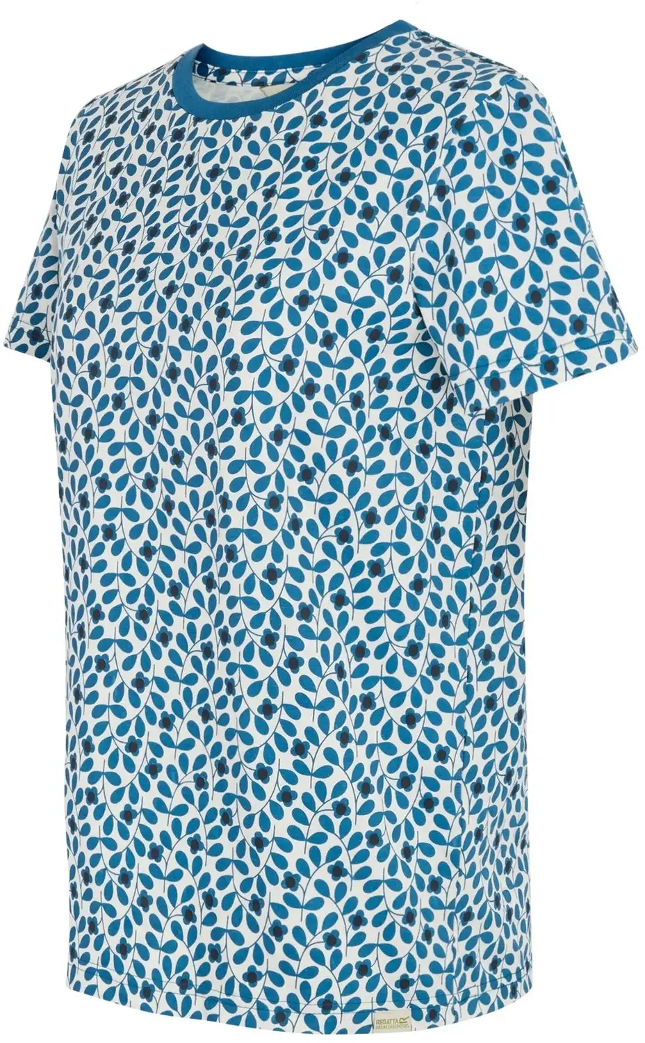 Regatta Orla Kiely Dames T-Shirt - Jasmine Flower Blue - afbeelding 2 van 4