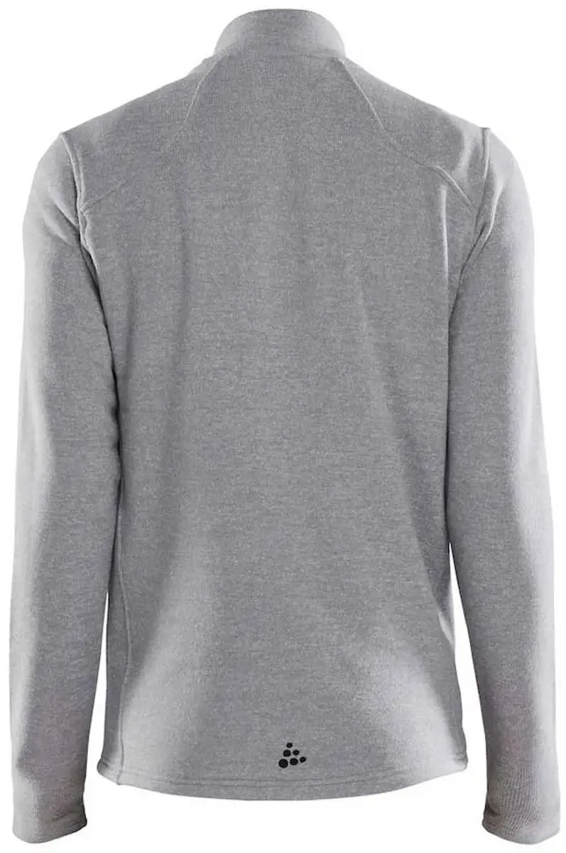 Craft ADV Explore Heavy Fleece Jack - Grey Melange/Black - XL - afbeelding 5 van 6