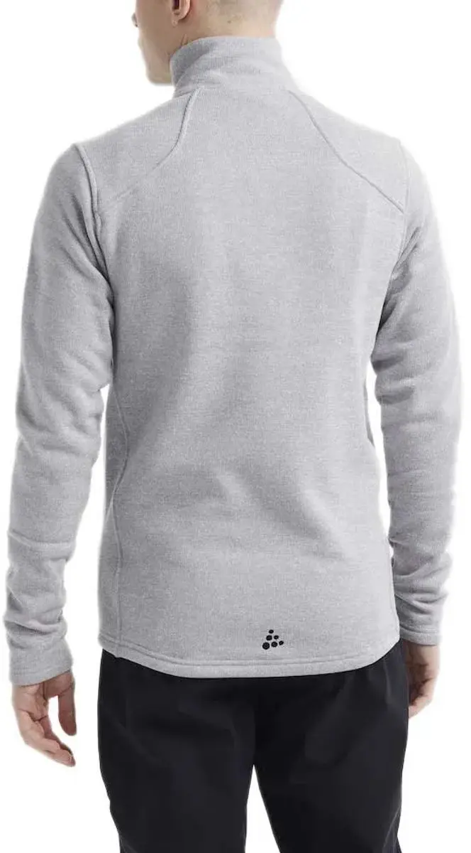 Craft ADV Explore Heavy Fleece Jack - Grey Melange/Black - XL - afbeelding 2 van 6