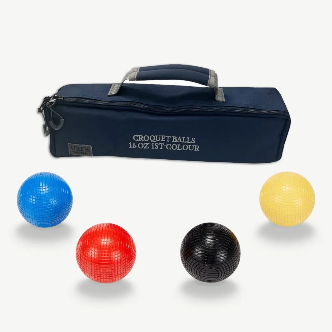 Ubergames Croquet Ballen - 454g Kunststof
