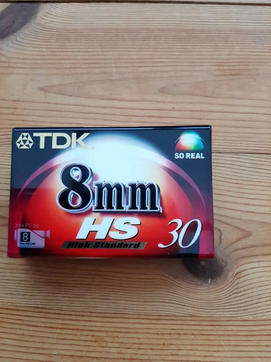 TDK HS60 8MM Video Blank Video Tape Sealed