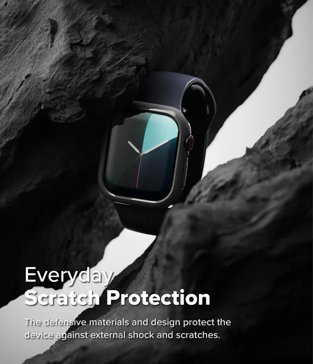 Ringke Slim Hoesje Apple Watch 10/11 46mm - 2 Stuks - Grijs/Transparant