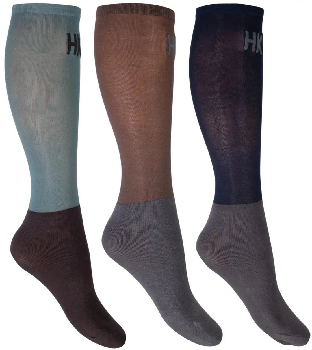 Microcotton Rij sokken HKM (x3)