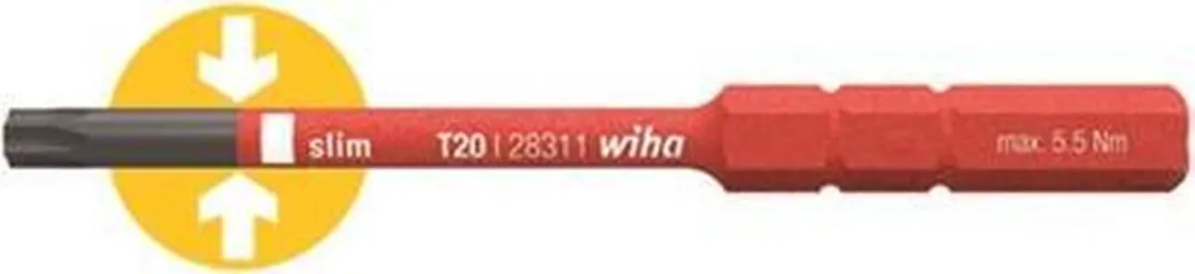 Wiha 2831-15 SoftFinish Electric slimBit T20 - 5,5 Nm