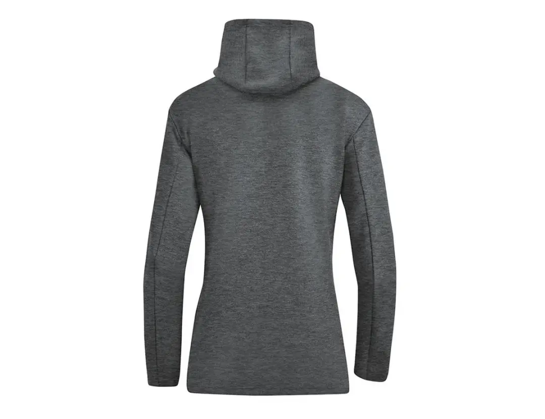Jako Premium Basics Jas Met Kap Dames - Antraciet Gemeleerd - 36 - afbeelding 3 van 4