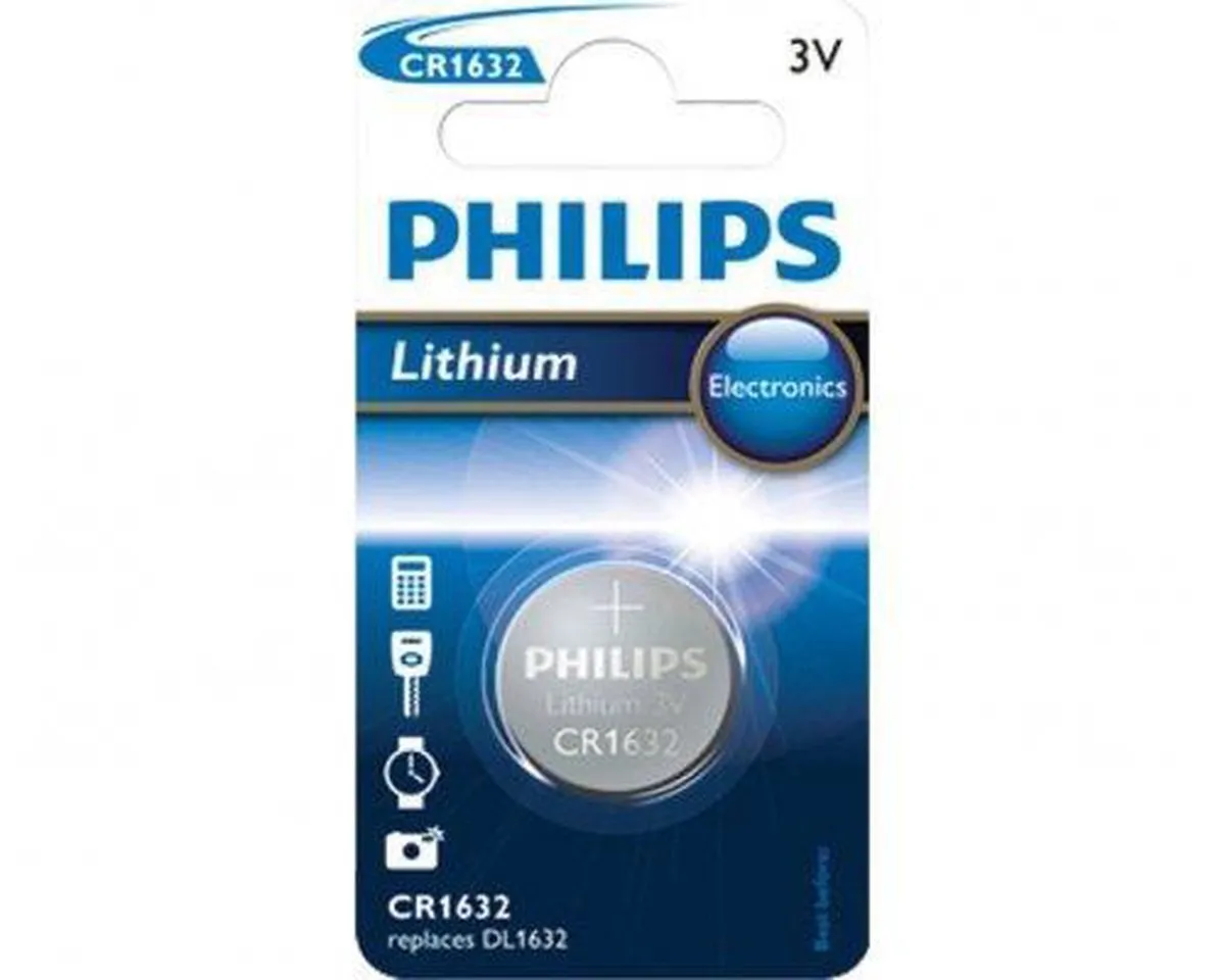Philips CR1632 Knoopcelbatterij 120mAh