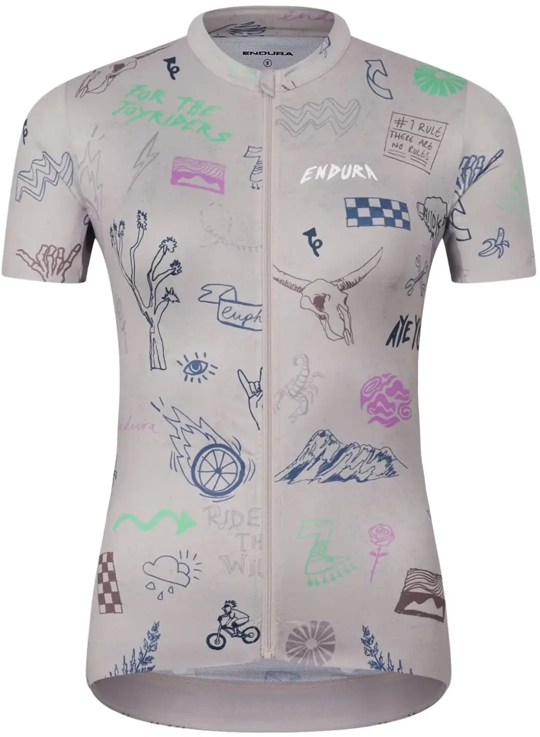 Endura Damestrui Pro SL Print - Zwart/Donkerblauw - M - afbeelding 3 van 6