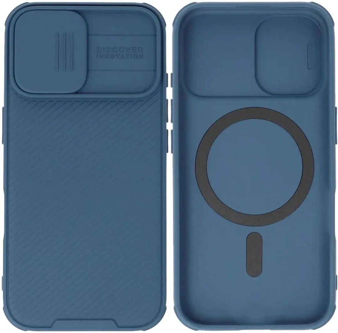 Nillkin CamShield Magnetisch Hoesje iPhone 16 - Blauw - 57983122100