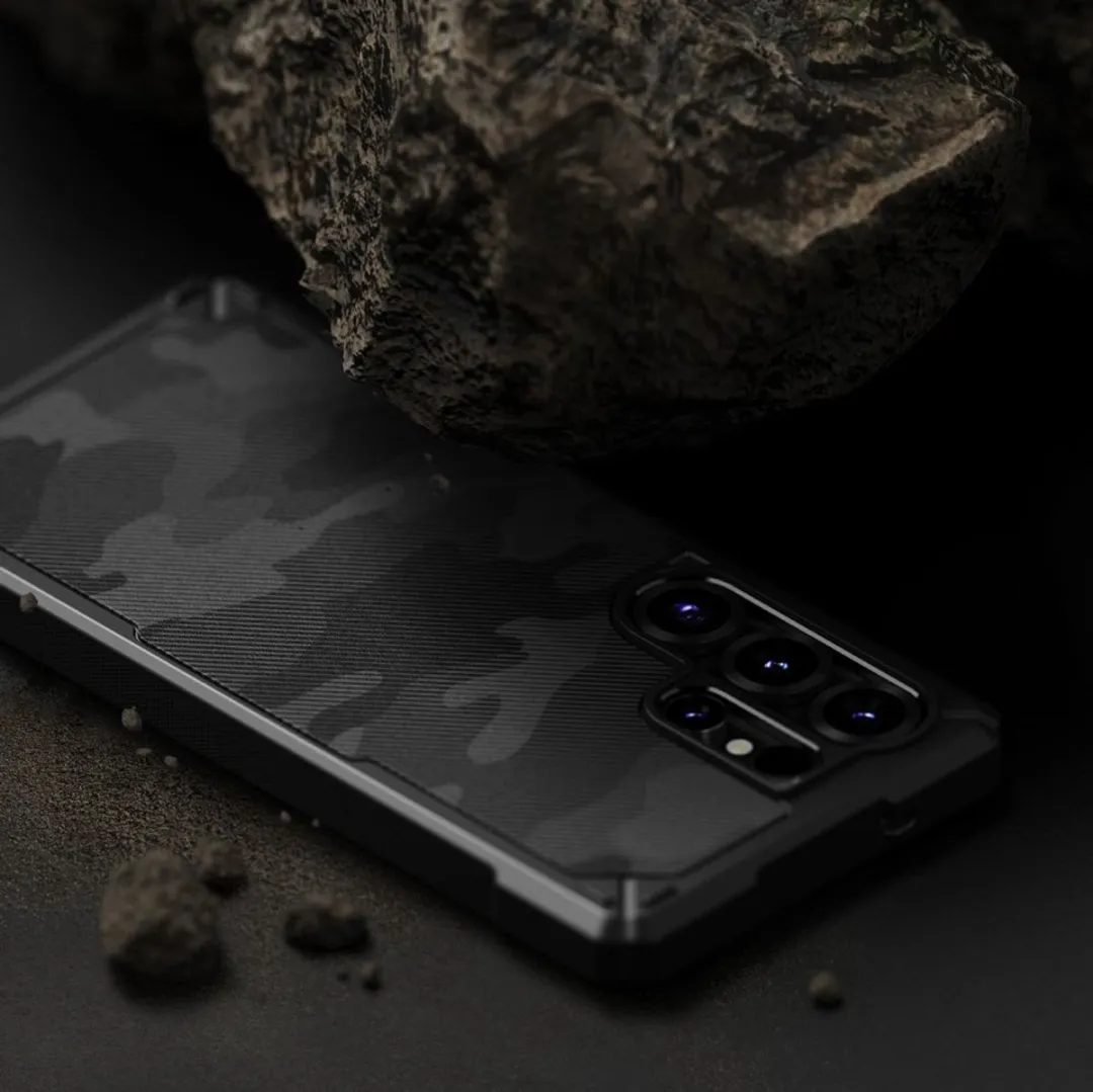 Ringke Rugged Gear Magnetische Hoes Samsung Galaxy S25 Ultra Camo Zwart