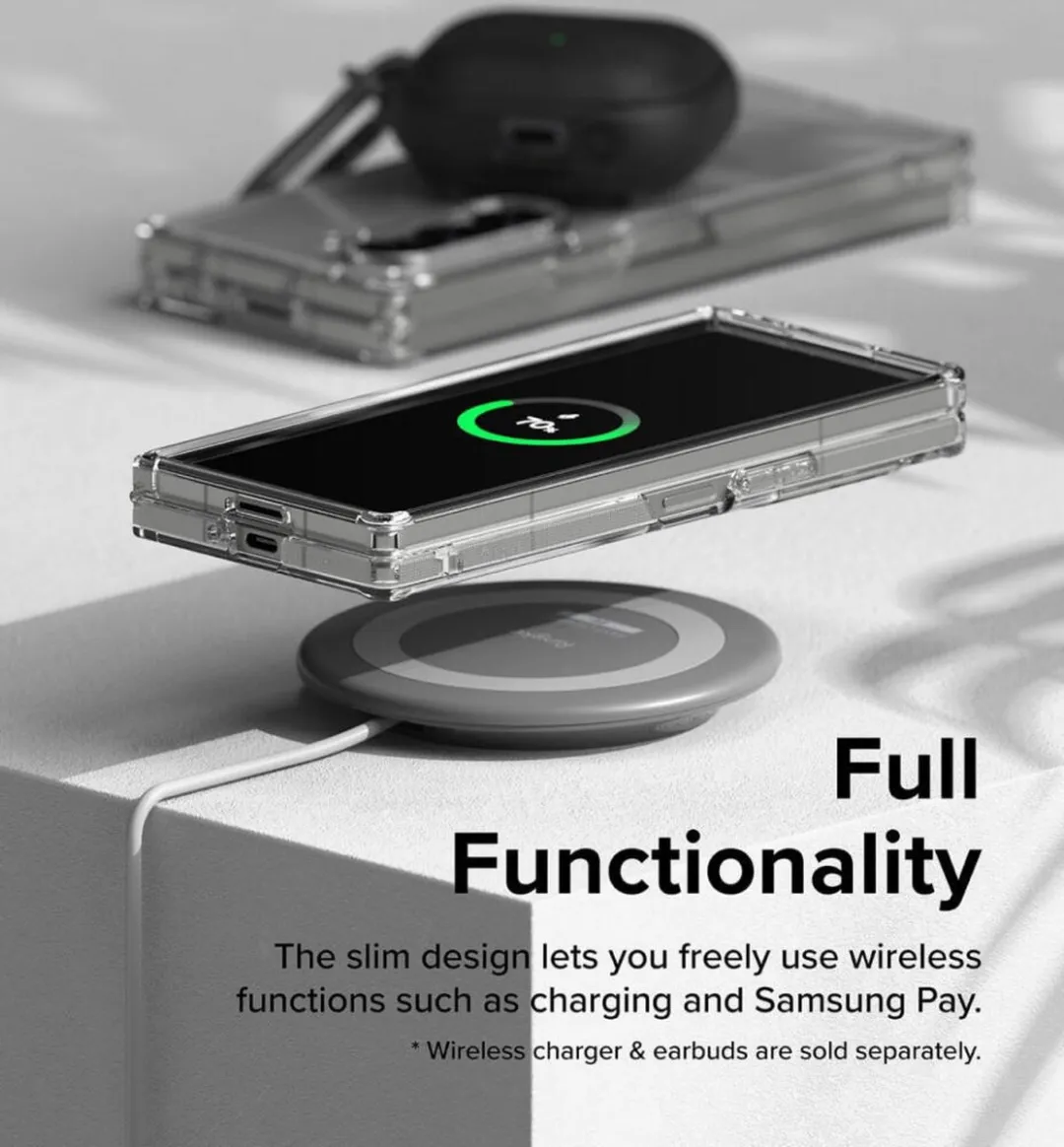 Ringke Fusion Hoesje Samsung Galaxy Z Fold6 - Antikrascoating - Transparant