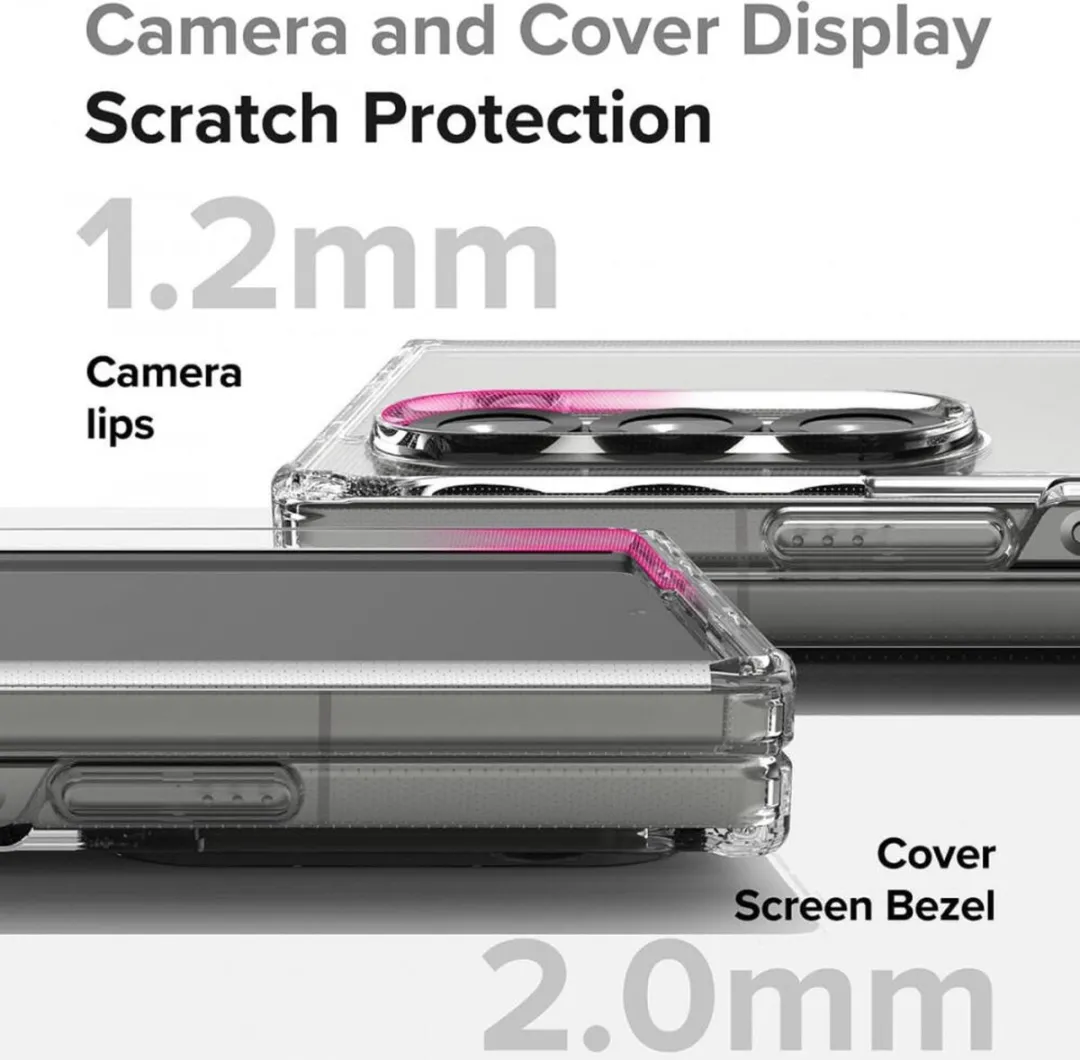 Ringke Fusion Hoesje Samsung Galaxy Z Fold6 - Antikrascoating - Transparant