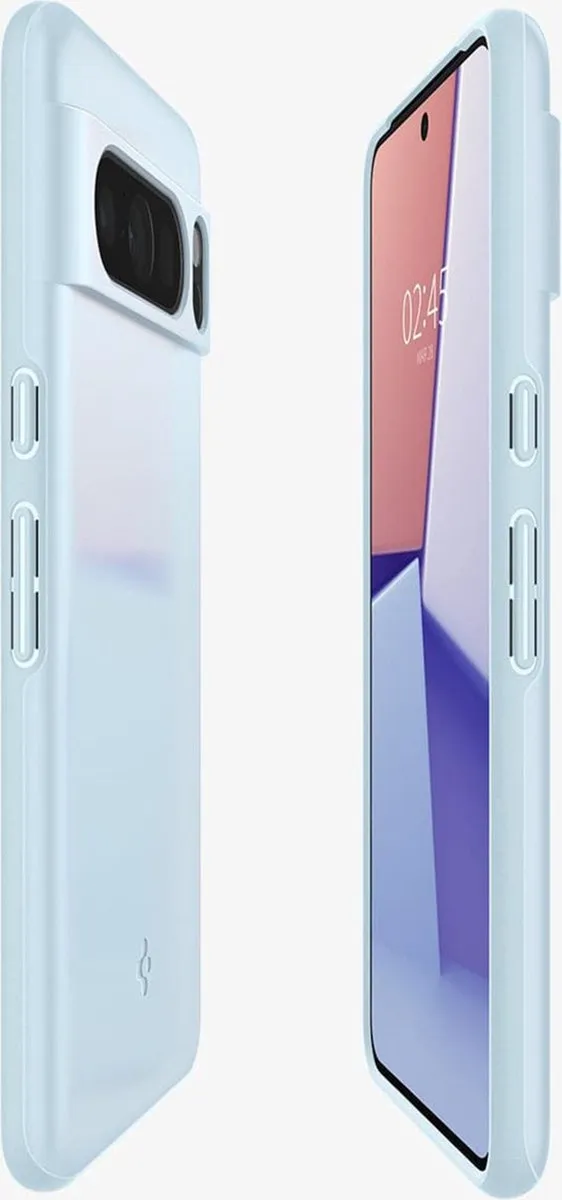 Spigen Thin Fit Hoesje Google Pixel 8 Pro - Blauw - ACS06327 - afbeelding 6 van 6