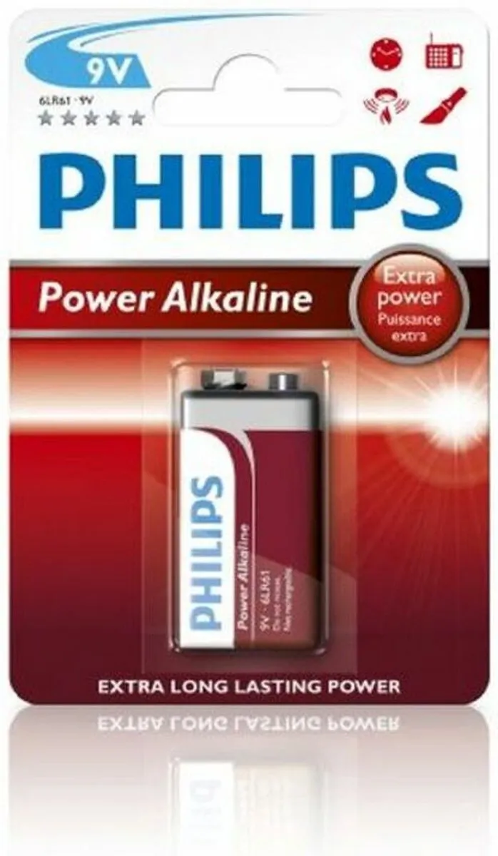 Philips 9V E-Batterij 550mAh