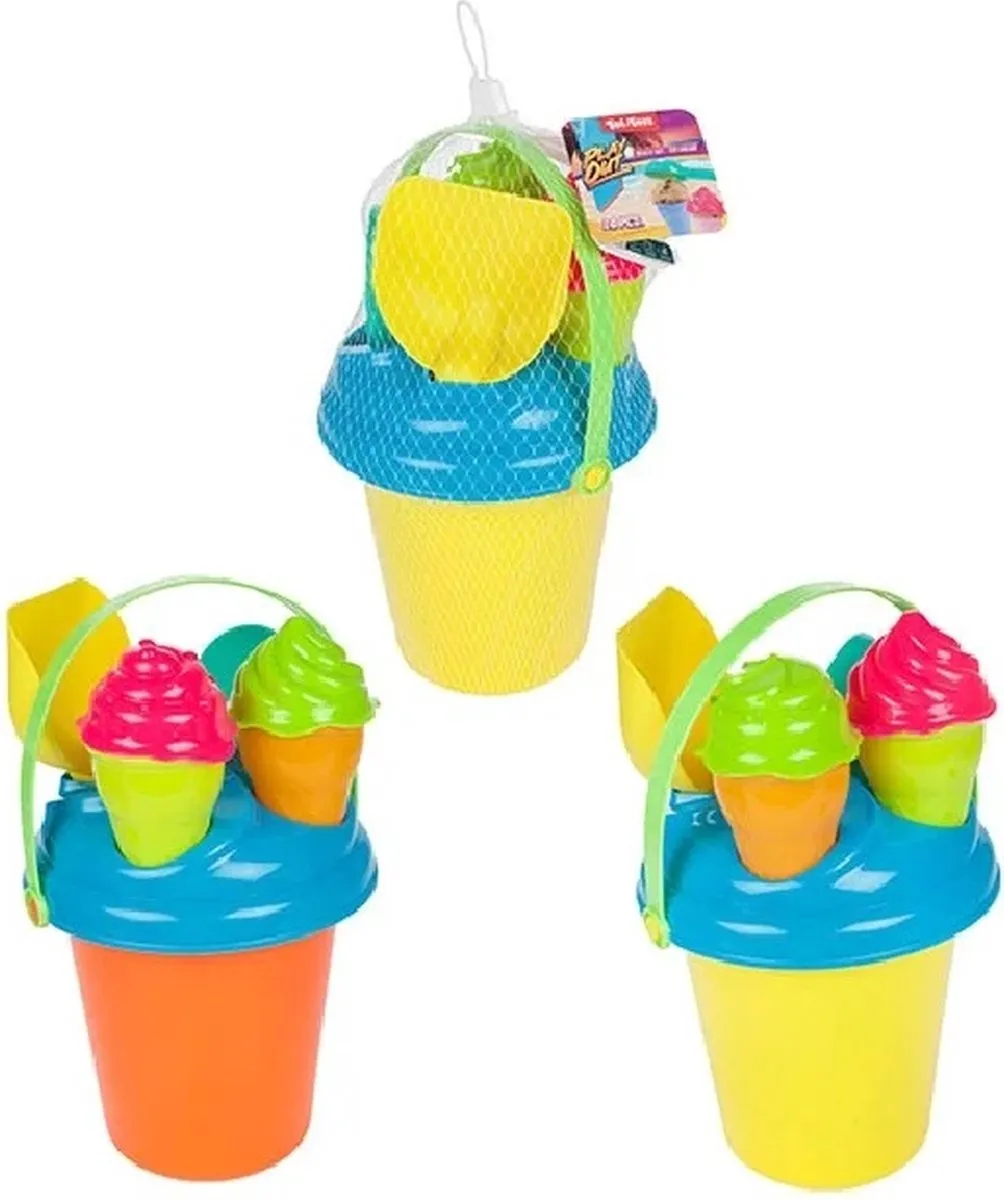 Play Out Strandset Emmer en Ijsvormen, 8dlg.