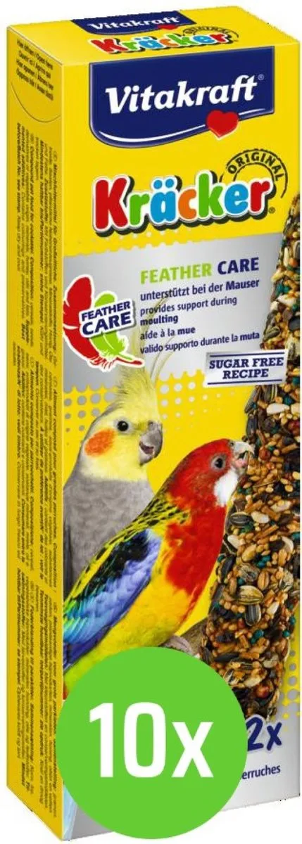 Vitakraft Feather Care-Kräcker Valkparkiet 2in1