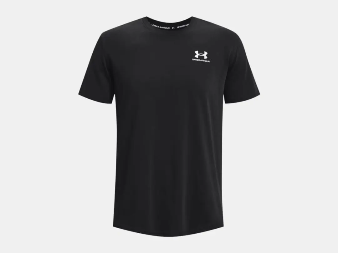 Under Armour Heavyweight T-Shirt met geborduurd logo - Zwart - XL - afbeelding 5 van 6