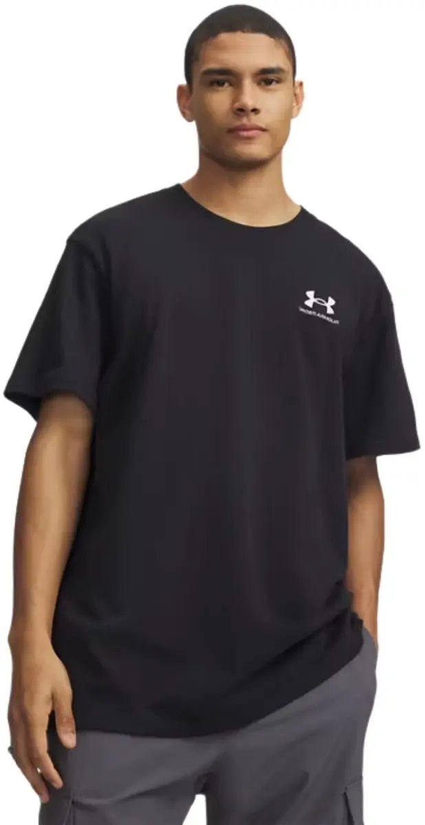Under Armour Heavyweight T-Shirt - Zwart - L - afbeelding 2 van 6