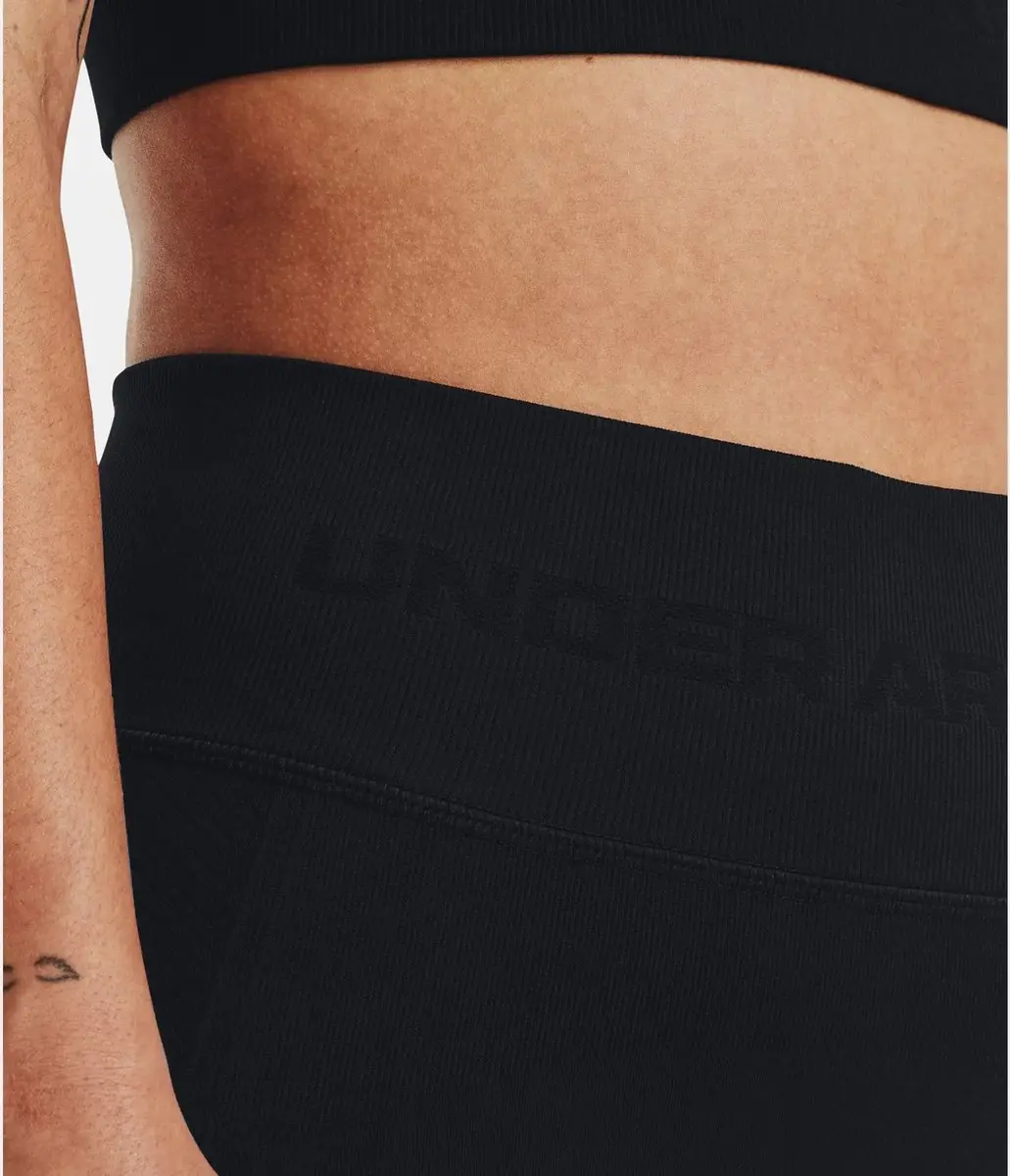 Under Armour Naadloze Sportlegging Dames - Zwart