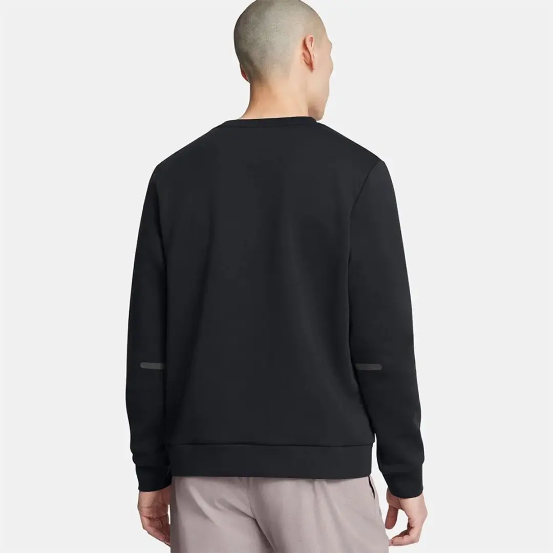 Under Armour Unstoppable Fleece Sweatshirt Heren - S - Zwart - afbeelding 2 van 6