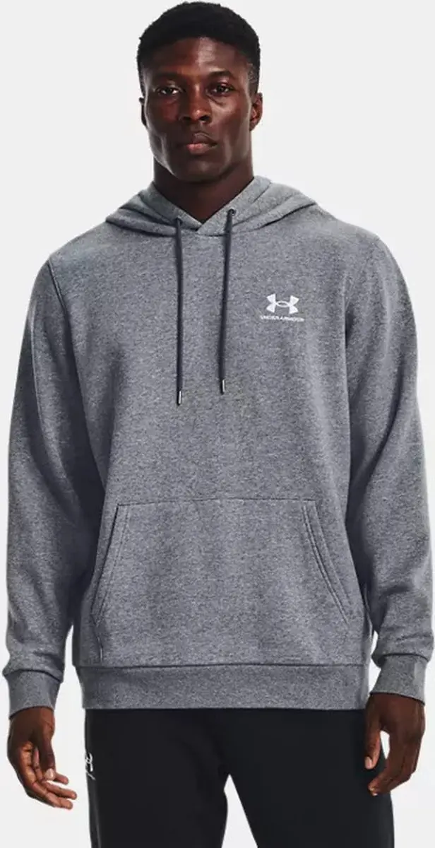 Under Armour Essential Fleece Hoodie Heren - Grijs - afbeelding 6 van 6