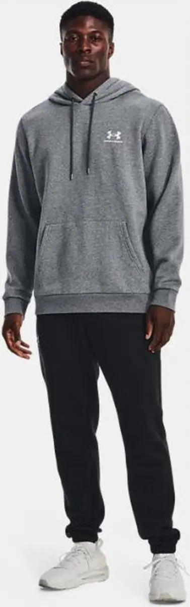 Under Armour Essential Fleece Hoodie Heren - Grijs - XL - afbeelding 4 van 6