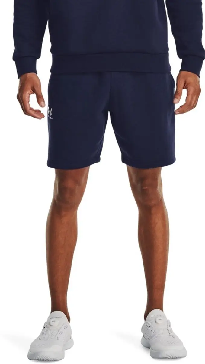 Under Armour Essential Fleece Shorts - Midnight Navy - afbeelding 2 van 6