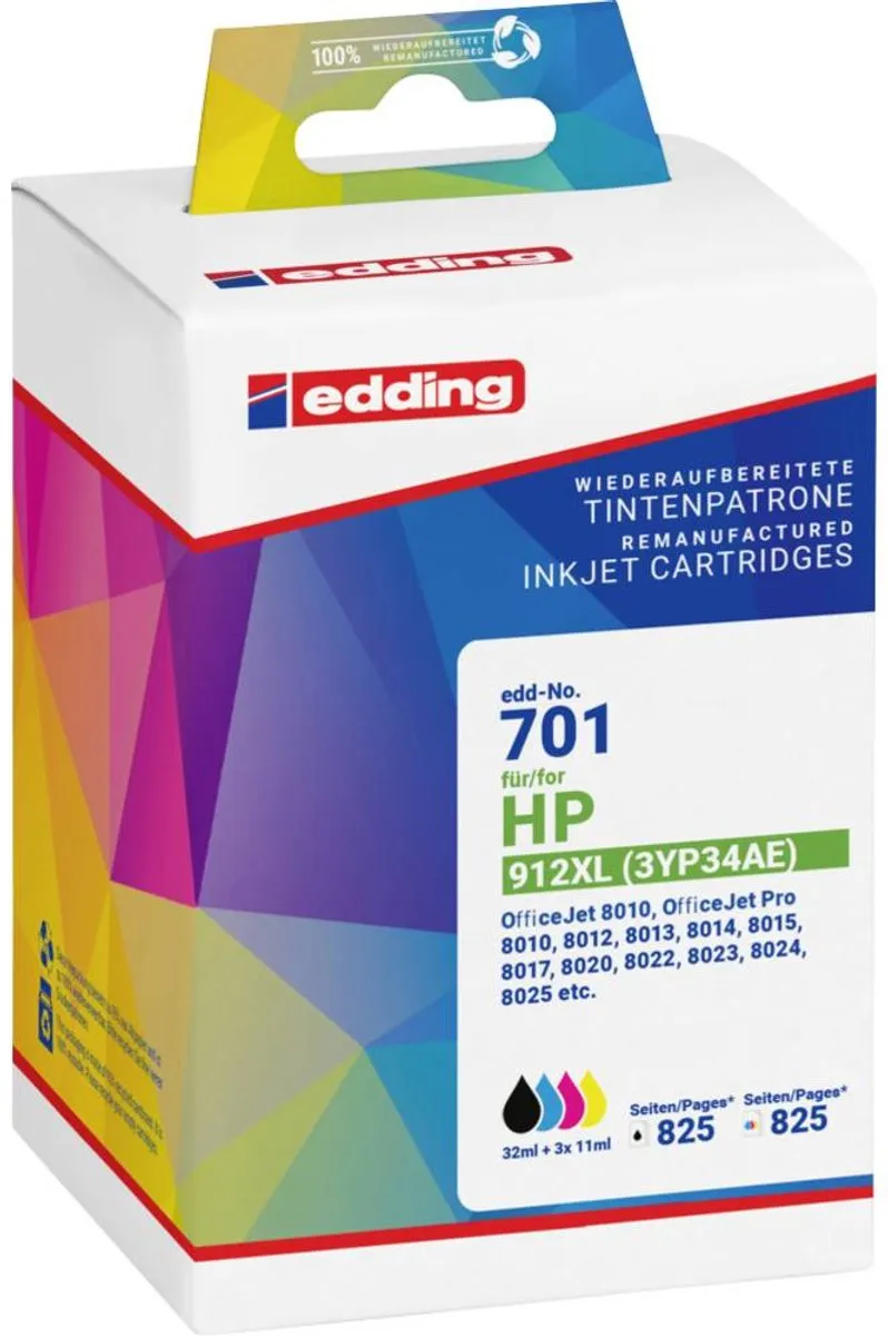 edding Inktcartridge 18-701 Compatibel