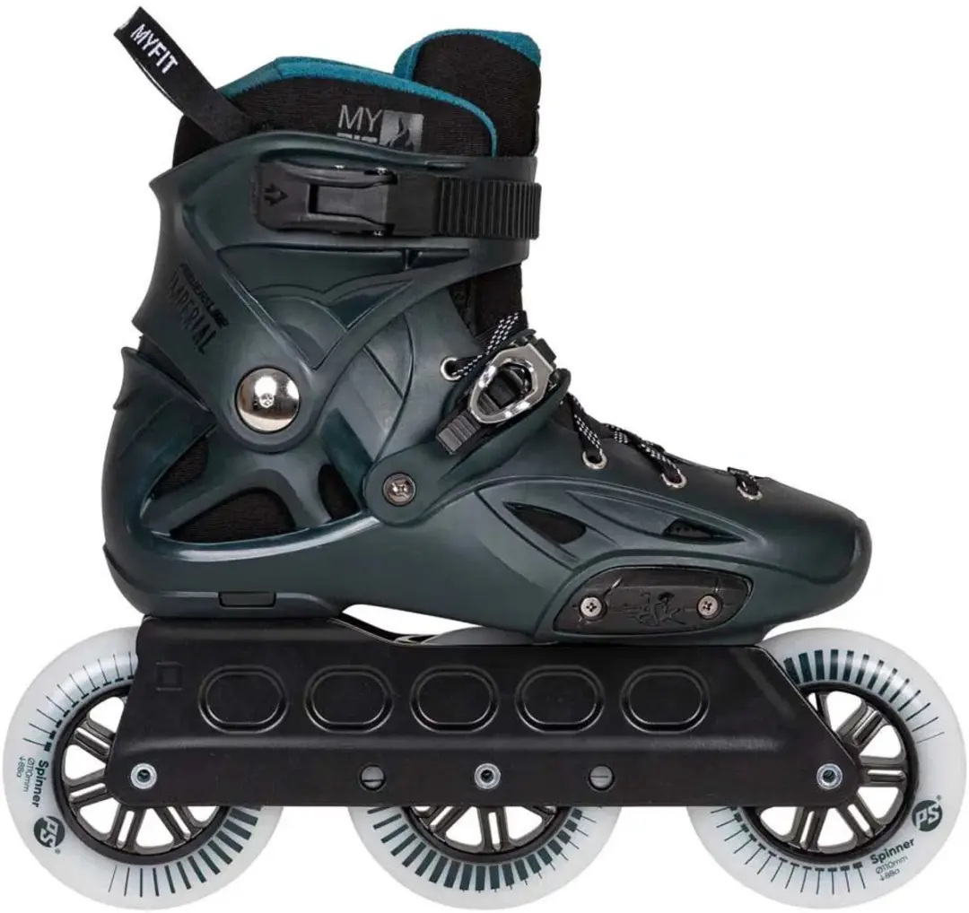 Powerslide Imperial Darkteal 110 Inline Skates - Zwart - EU 45-46 - afbeelding 2 van 2