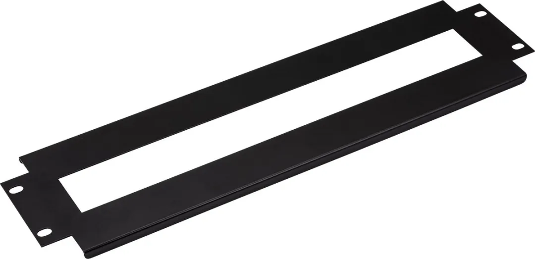 InLine 19106A DIN-rail Paneel 3U - Zwart/Grijs