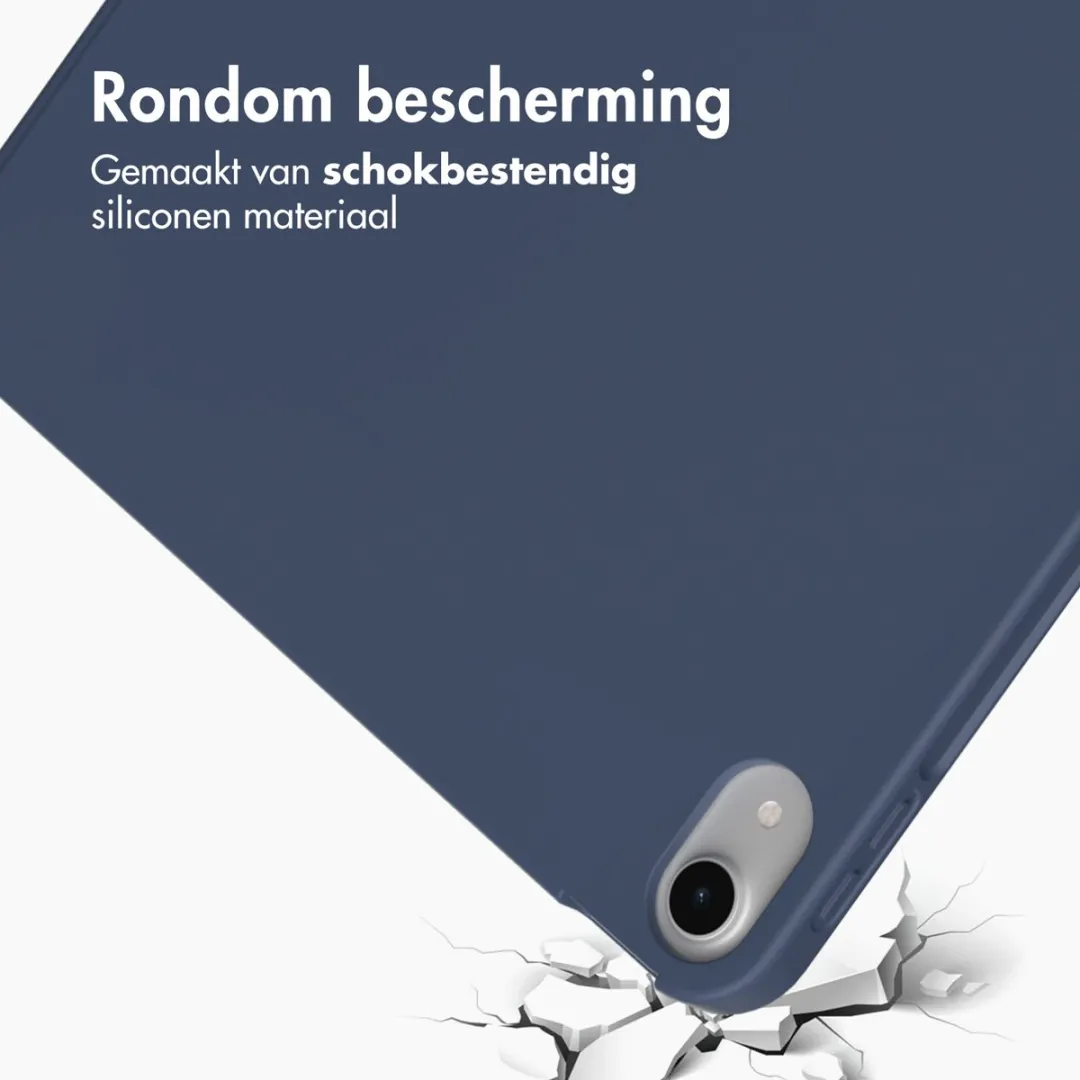 Accezz Tablethoes SH00071307 - Apple iPad Air 11 - Donkerblauw