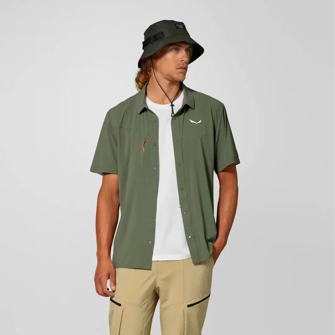Salewa PUEZ S/S T-shirt - Verbleekt Groen - afbeelding 6 van 6