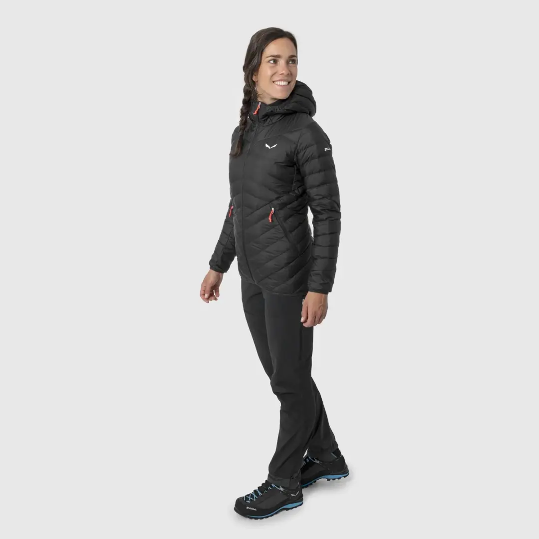 Salewa Brenta RDS Damesjack met Capuchon - Black Out - afbeelding 4 van 4