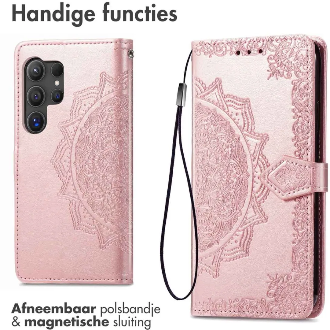 Imoshion Hoesje Samsung Galaxy S24 Ultra - Rosé Goud - 3 Pasjes