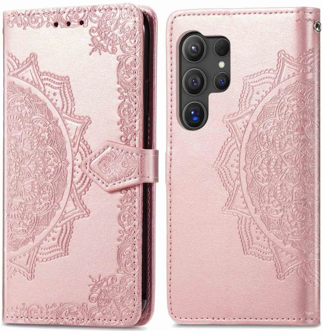 Imoshion Hoesje Samsung Galaxy S24 Ultra - Rosé Goud - 3 Pasjes