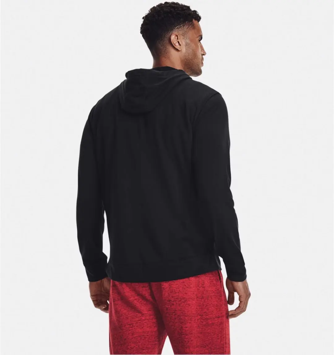 Under Armour Rival Terry Trui Heren - Black/Onyx White - afbeelding 4 van 6