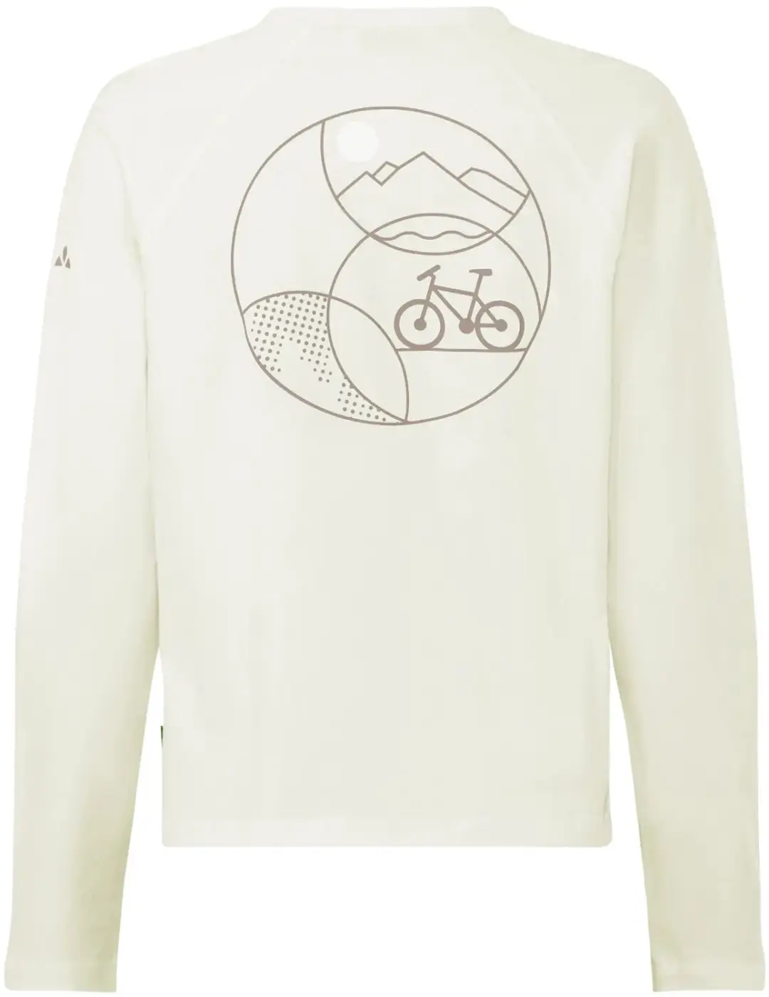 Vaude Dames T-shirt met lange mouwen - Offwhite - afbeelding 2 van 2