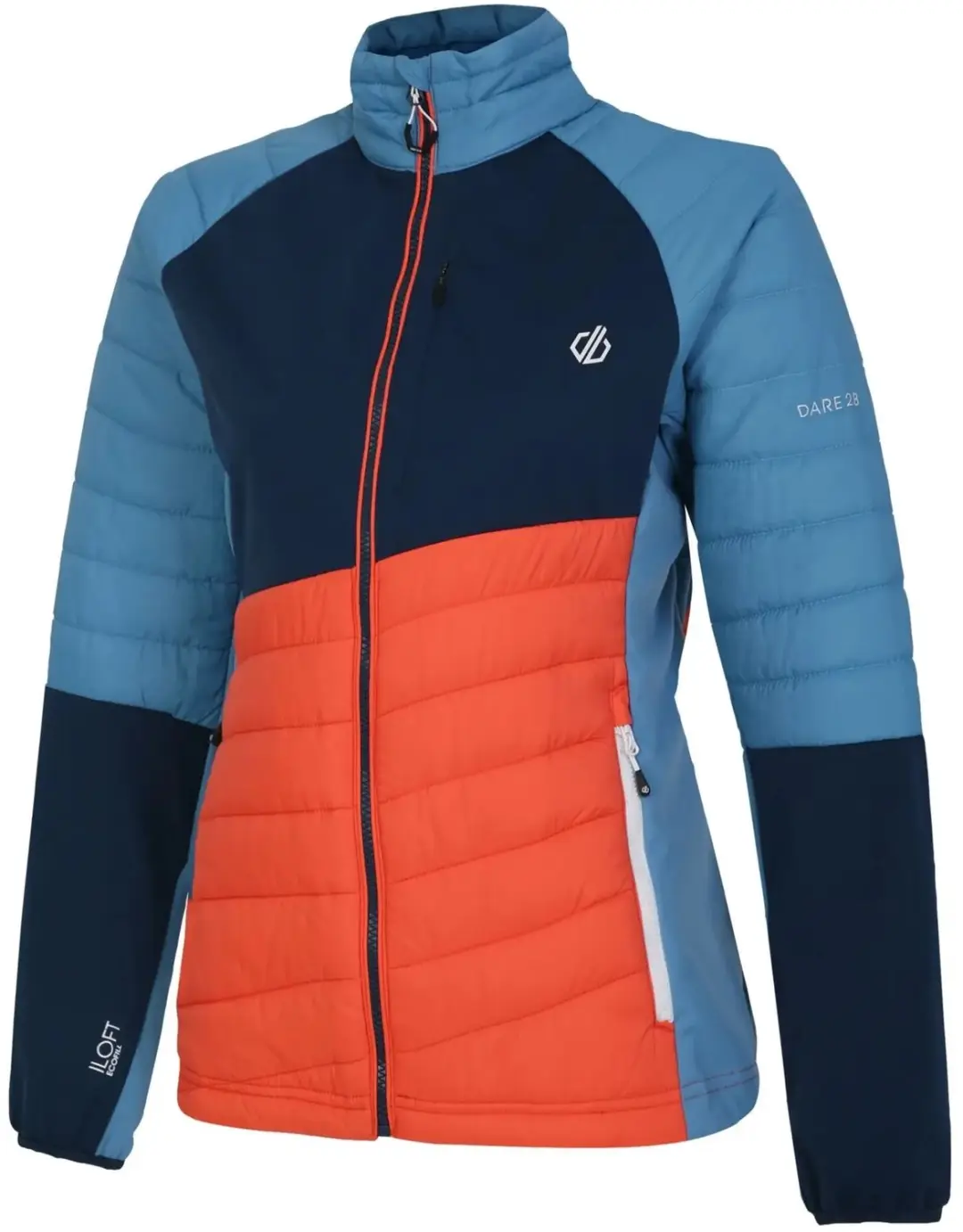Dare 2b Lexan Hybride Softshelljack Dames - Satsuma - afbeelding 2 van 2