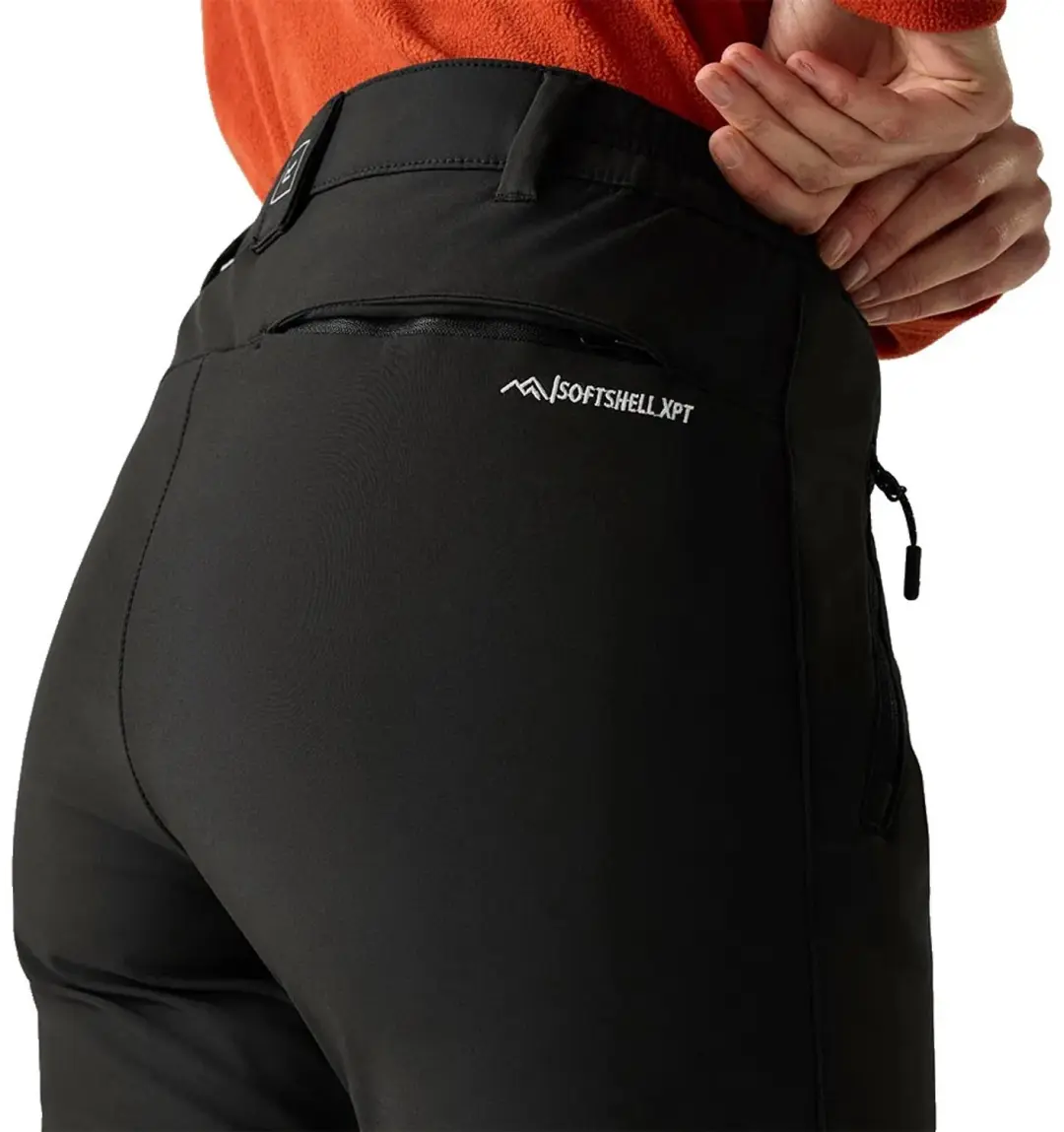 Regatta Geo II Softshell Wandelbroek Dames - Zwart 42 - afbeelding 5 van 6