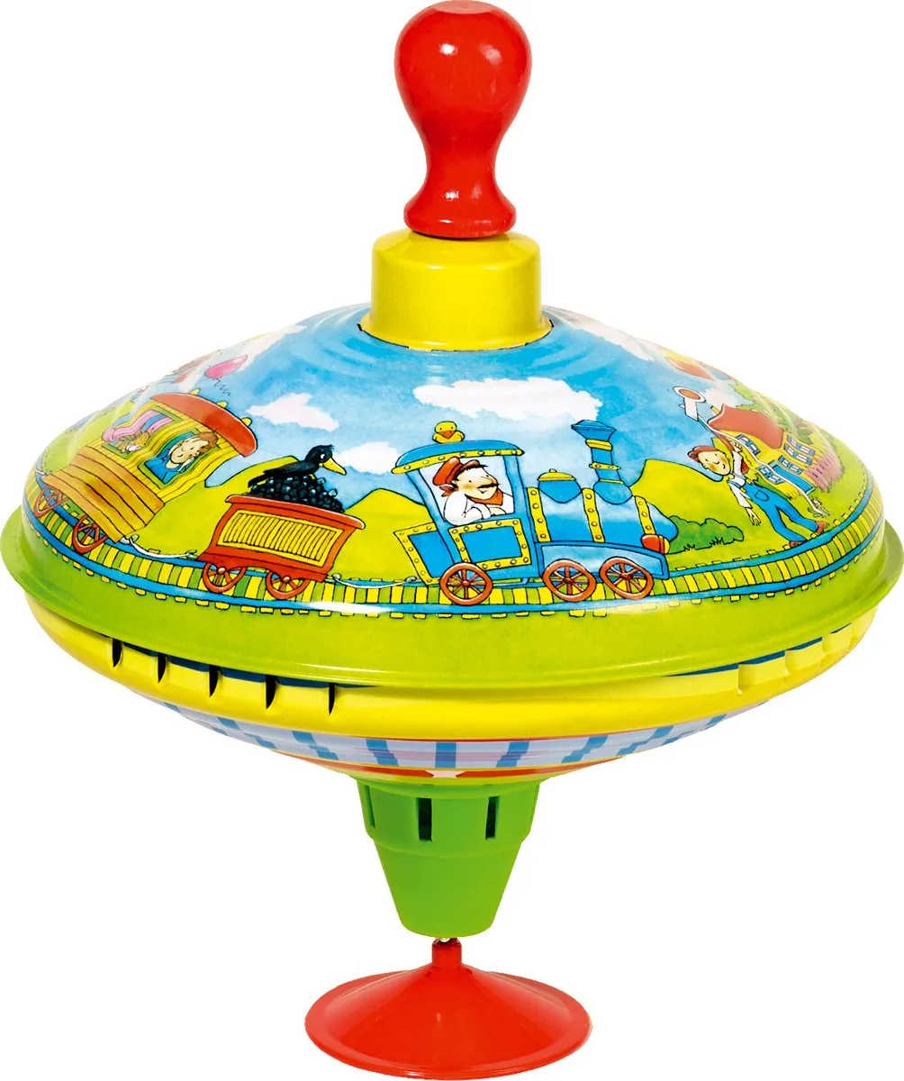 Goki Humming Top Train 53058 - Meerdere kleuren